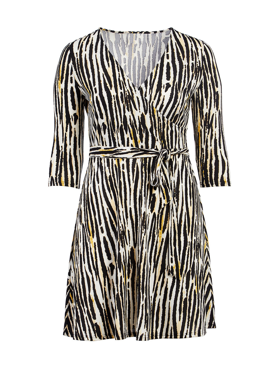 Inky Zebra Perfect Wrap Dress | Leota ...